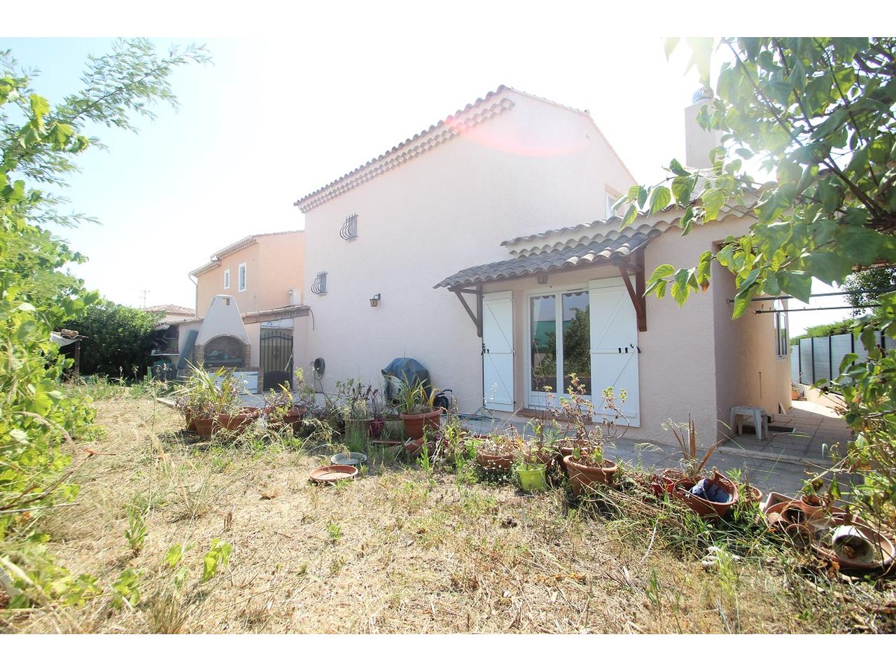 Villa vue mer à vendre à La Roquette sur Siagne - jardin.JPG